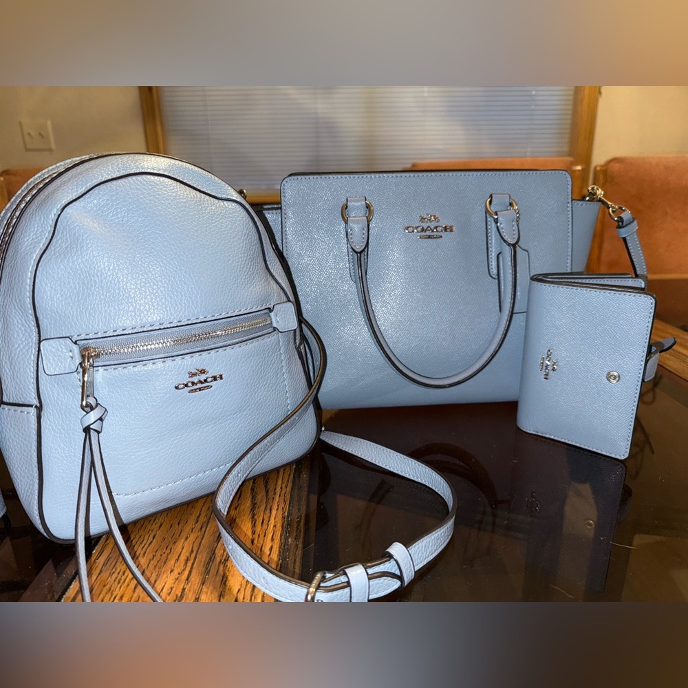 Coach Light Blue Women's Bag Collection